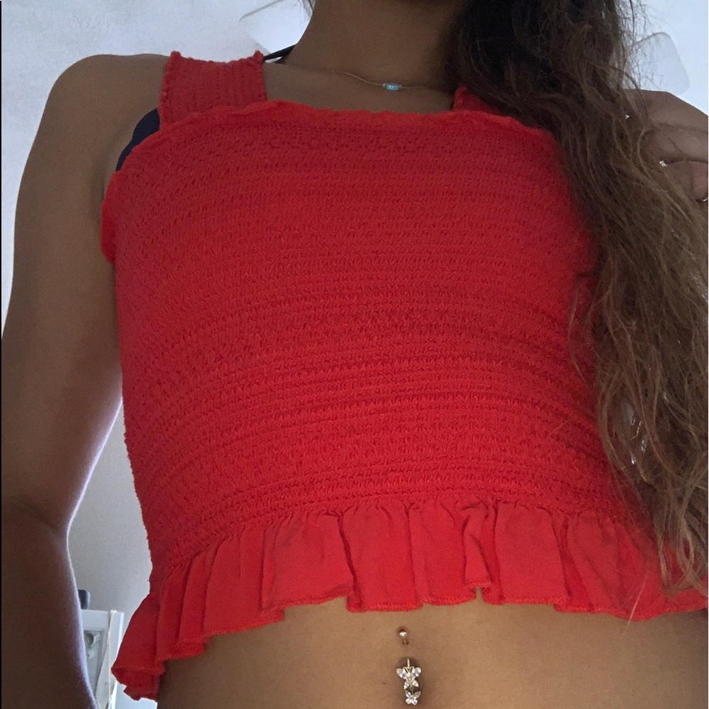 Cute Red Crop Top